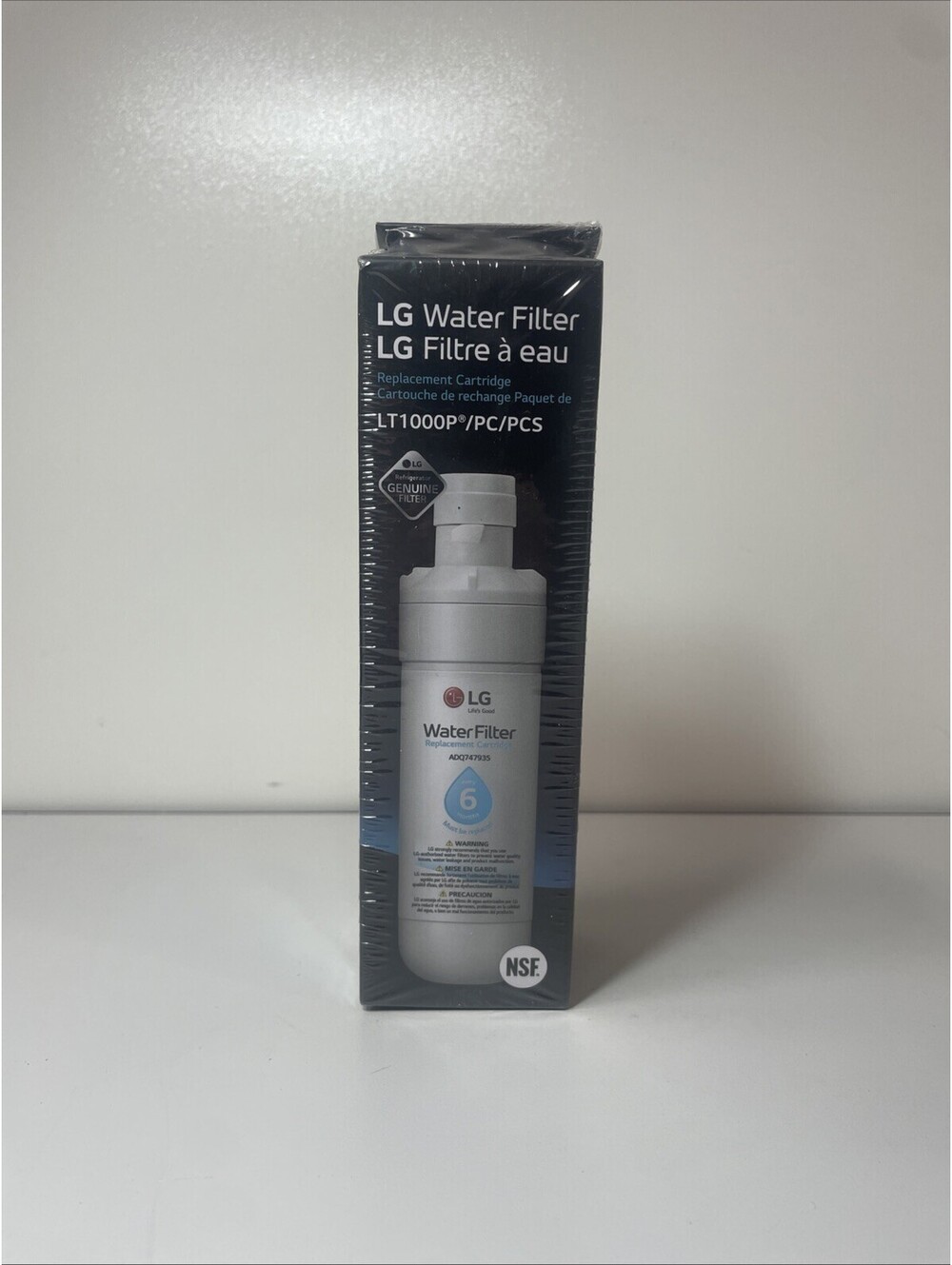 Genuine LG Water Filter Replacement Cartridge LT1000P/PC/PCS New and Sealed